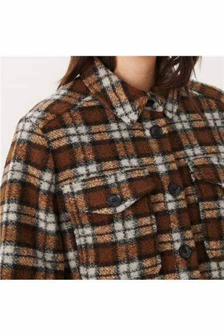 Quest Shoes & Clothing Jackets PART TWO Kerstin Plaid Long Jacket