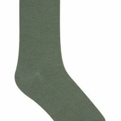 Quest Shoes & Clothing BLEU FORET Fine Wool Socks With Cotton Lining 6700