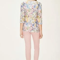 Quest Shoes & Clothing FDJ Printed Scoop Neck Top 1132451 Sale Clothing