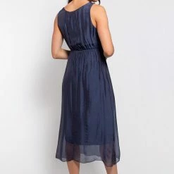 Quest Shoes & Clothing MADE IN ITALY Ladies Woven Sleeveless Dress 64175Q