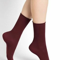 Quest Shoes & Clothing BLEUFORET 6593 Velvet Cotton Ankle Socks