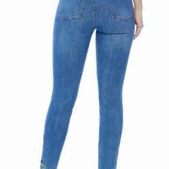 Quest Shoes & Clothing Sale Clothing FDJ Olivia Floral Embroidered Slim Ankle 2085779