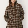Quest Shoes & Clothing Jackets PART TWO Kerstin Plaid Long Jacket
