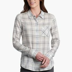 Quest Shoes & Clothing KUHL Hadley Plaid Long Sleeve Shirt