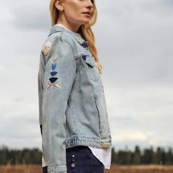 Quest Shoes & Clothing CREAM Jissa Denim Jacket Jackets