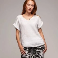 Quest Shoes & Clothing LINEN LUV Top 22TP864