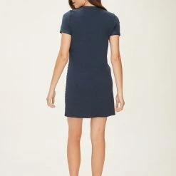 Quest Shoes & Clothing FDJ Short Sleeved Ruched Dress 7532834 Sale Clothing