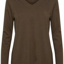 Quest Shoes & Clothing CREAM Naia Long Sleeve T-Shirt Tops