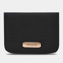 Quest Shoes & Clothing TRAVELON RFID Bifold Card Case 43396 Wallets