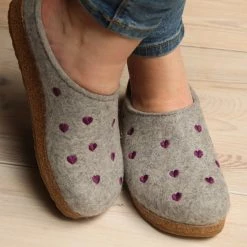 Quest Shoes & Clothing Slippers HAFLINGER Grizzy Cuoricini Slipper