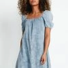 Quest Shoes & Clothing Sale Clothing CREAM Cyrena A-Line Denim Dress