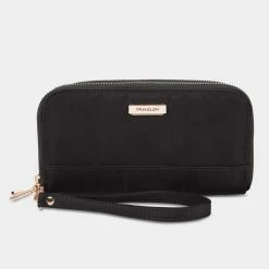 Quest Shoes & Clothing Wallets TRAVELON RFID Double Zip WALLET 43399