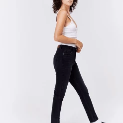 Quest Shoes & Clothing UNPUBLISHED Debbie Step Mom High Waist Slim Fit Jean