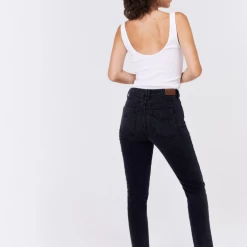 Quest Shoes & Clothing UNPUBLISHED Debbie Step Mom High Waist Slim Fit Jean