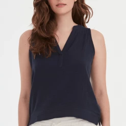 Quest Shoes & Clothing Sale Clothing ECHO Double Gauze Sleeveless Top EB025