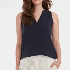 Quest Shoes & Clothing Sale Clothing ECHO Double Gauze Sleeveless Top EB025