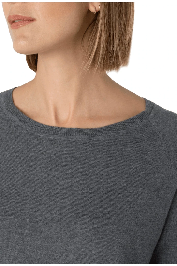 Quest Shoes & Clothing LIVERPOOL Raglan Sweater With Side Slits LM8397SW2 Sweaters