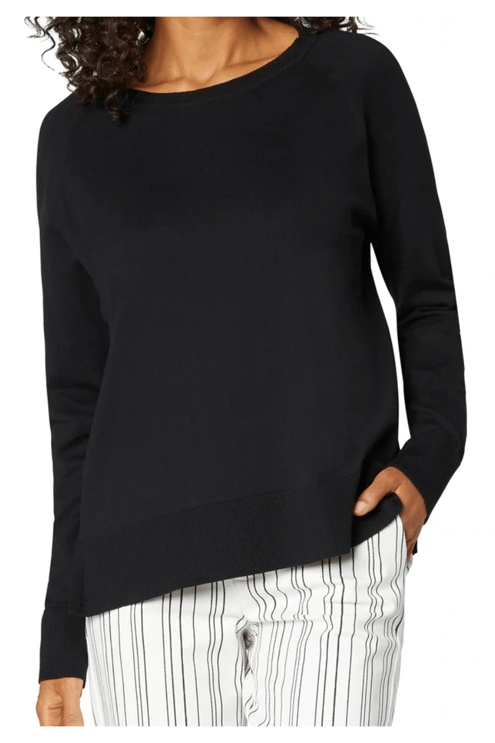 Quest Shoes & Clothing LIVERPOOL Raglan Sweater With Side Slits LM8397SW2 Sweaters