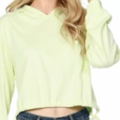 Quest Shoes & Clothing BOBI Cropped Tie Hoodie 57B-19717