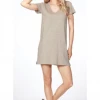 Quest Shoes & Clothing BOBI V-Neck Raw Edge Dress. 57B-36104 Dresses
