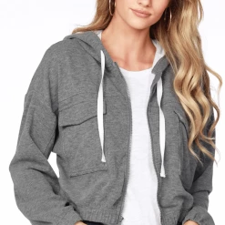 Quest Shoes & Clothing BOBI Crop Zip Up Jacket 57B-64617 Tops