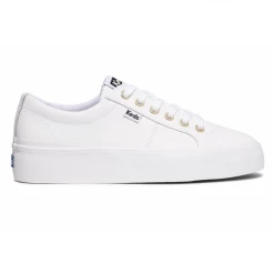 Quest Shoes & Clothing KEDS Jump Kick Duo Leather White 64960