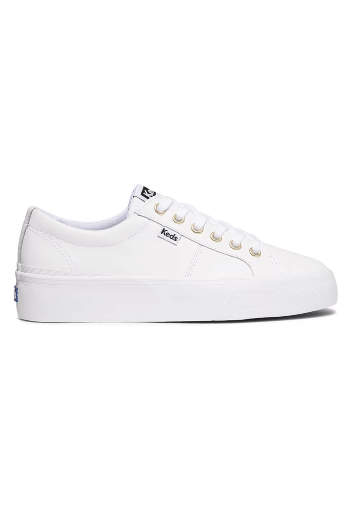 Quest Shoes & Clothing KEDS Jump Kick Duo Leather White 64960