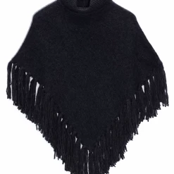 Quest Shoes & Clothing ECHO Fringe Capelet EO0352 Sweaters
