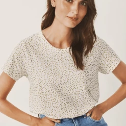 Quest Shoes & Clothing PART TWO Rata Gold Dot T-Shirt