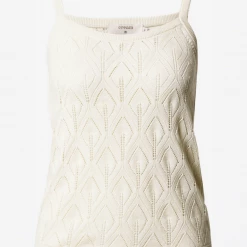 Quest Shoes & Clothing CREAM Anva Knit Strap Top Sale Clothing