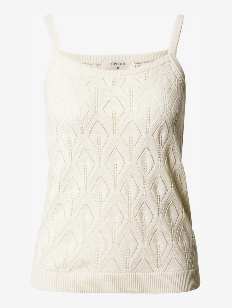 Quest Shoes & Clothing CREAM Anva Knit Strap Top Sale Clothing