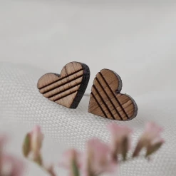 Quest Shoes & Clothing UGLY BUNNY Sweetie Pie Heart Stud Earring Jewelry