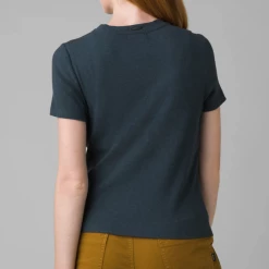 Quest Shoes & Clothing PRANA Foundation Rib Tee Mock Neck Tops