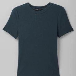 Quest Shoes & Clothing PRANA Foundation Rib Tee Mock Neck Tops