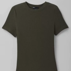 Quest Shoes & Clothing PRANA Foundation Rib Tee Mock Neck Tops