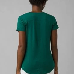 Quest Shoes & Clothing Tops PRANA Foundation Short Sleeve Vneck
