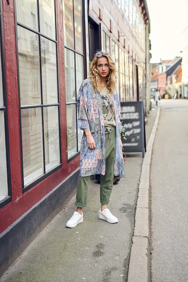 Quest Shoes & Clothing Sale Clothing CREAM Danica Patchwork Kimono