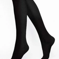 Quest Shoes & Clothing Socks BLEUFORET Fine Wool Knee-Highs With Cotton Lining 6970