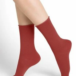 Quest Shoes & Clothing BLEU FORET Fine Wool Socks With Cotton Lining 6700