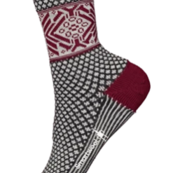 Quest Shoes & Clothing SMARTWOOL Women's Everyday Popcorn Snowflake Pattern Crew Sock Socks
