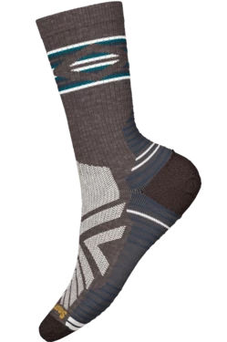 Quest Shoes & Clothing Socks SMARTWOOL Performance Hike Light Cushion Broken Stripes Pattern Crew Sock