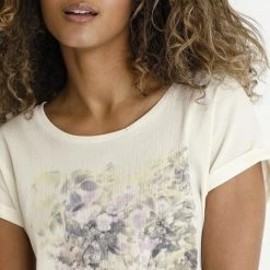 Quest Shoes & Clothing CREAM Karina SS T- Shirt