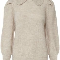 Quest Shoes & Clothing B YOUNG Martine Collar Sweater Sale Clothing