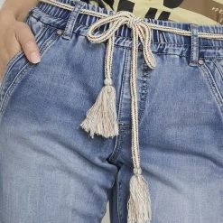 Quest Shoes & Clothing CREAM Stacia Ankle Jog Pant Bottoms