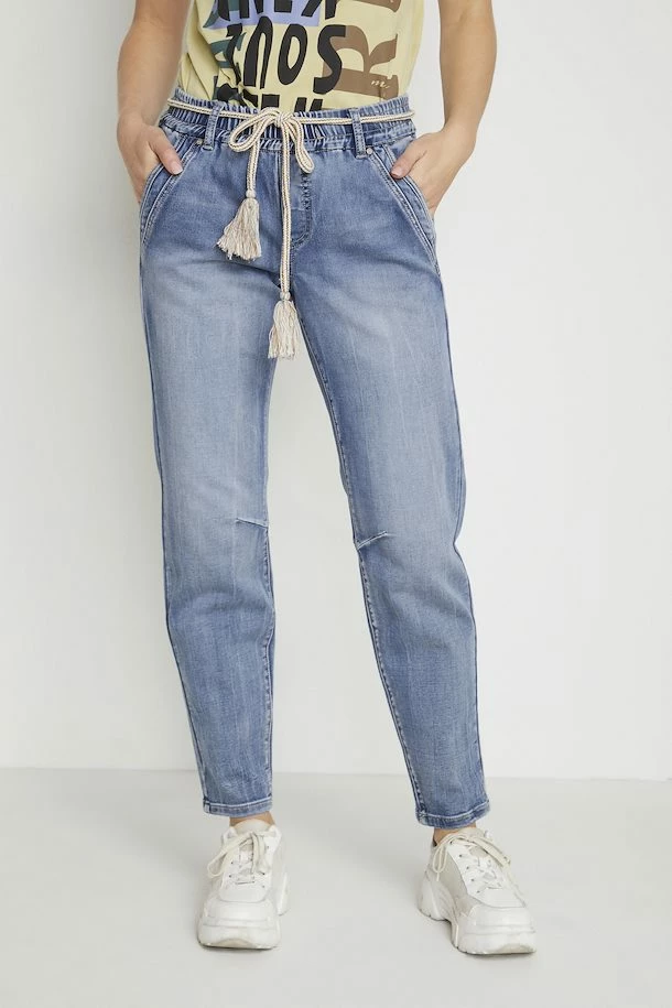 Quest Shoes & Clothing CREAM Stacia Ankle Jog Pant Bottoms