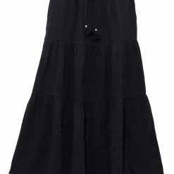 Quest Shoes & Clothing ECHO Double Gauze Tiered Breeze Skirt EB0199 Sale Clothing