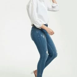 Quest Shoes & Clothing Denim Hunter Celina Zip Torn Sale Clothing